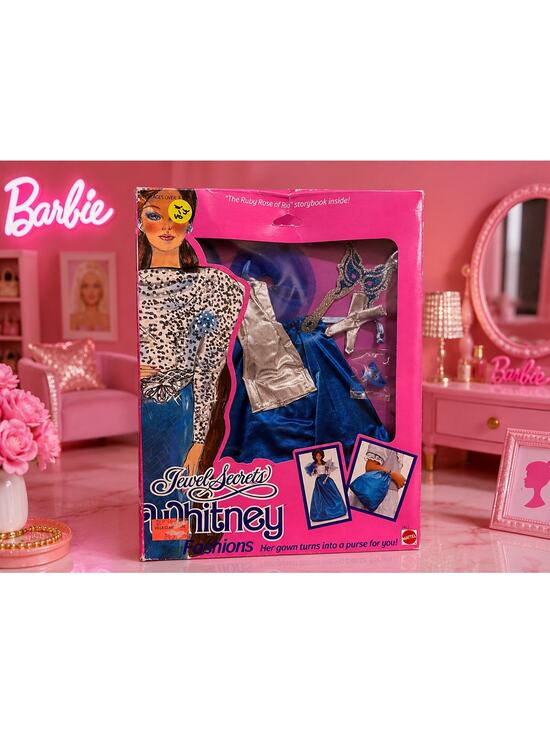 Barbie Other - Vintage 1986 Barbie Jewel Secrets Whitney Fashion Storybook NIB Damaged Box